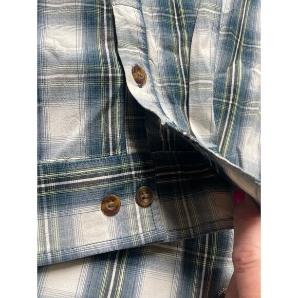 Carhartt long sleeve plaid button up shirt for men XL extra large - Picture 4 of 9